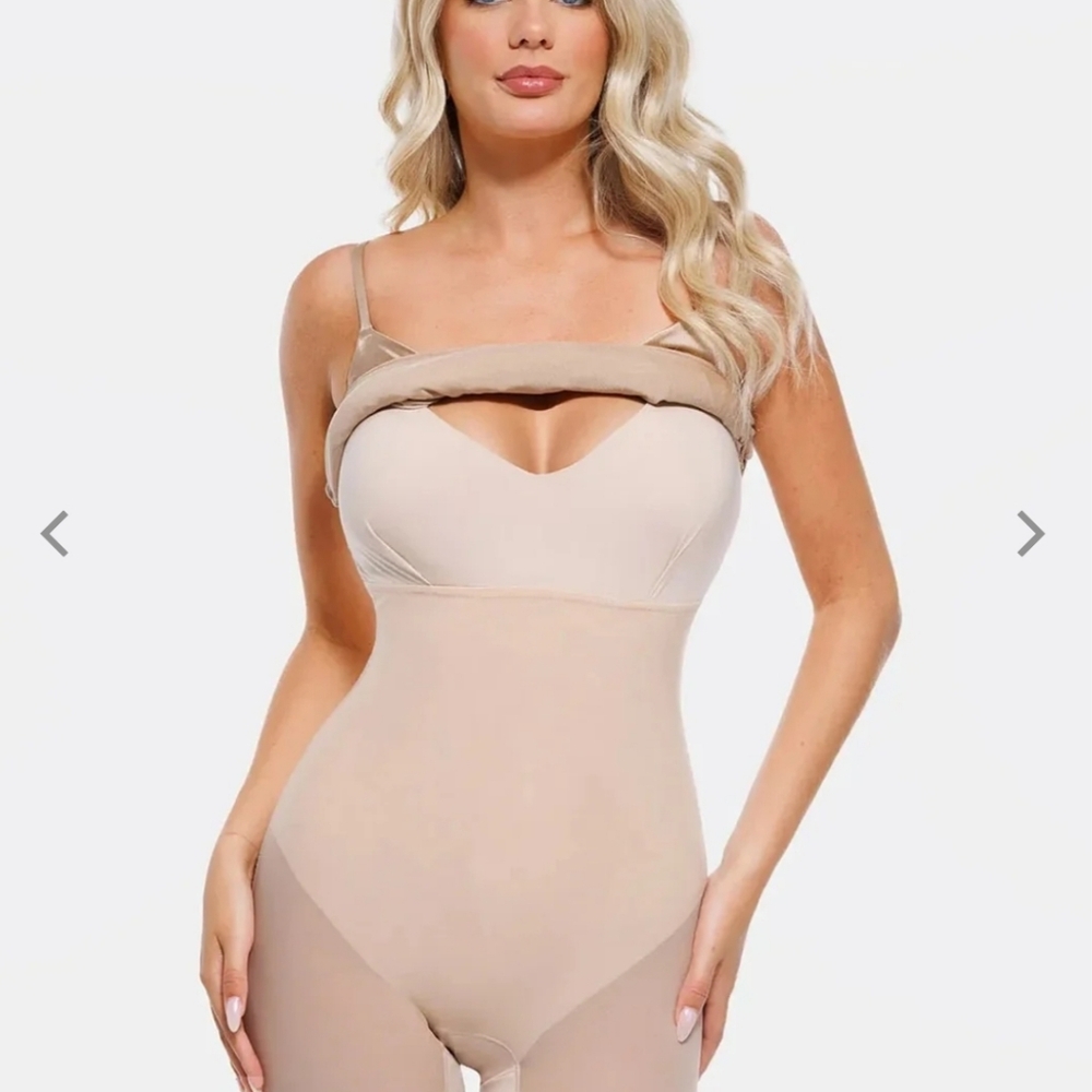🍉 NWT Popilush Elegant Gold Satin Dress Size Large - Picture 5 of 5